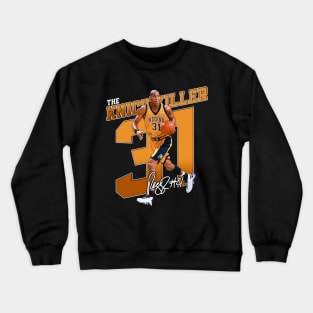 Reggie Miller Choke Sign Basketball Legend Signature Vintage Retro 80s 90s Bootleg Rap Style Crewneck Sweatshirt